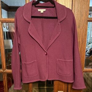 Pendleton Petite‎ Women's Deep Purple Blazer Size Medium